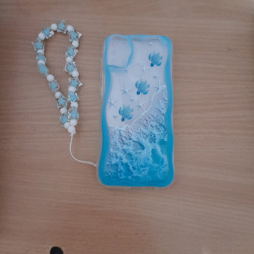 Samsung Galaxy A21s Case with Blue Cord New