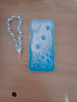 Samsung Galaxy A21s Case with Blue Cord New