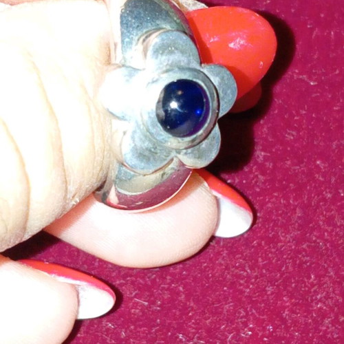 Silver ring 925 new, size 61