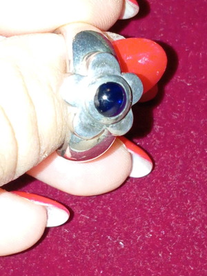Silver ring 925 new, size 61
