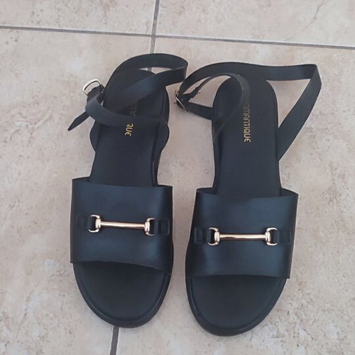 Flatforms with gold detail size 39 like new
