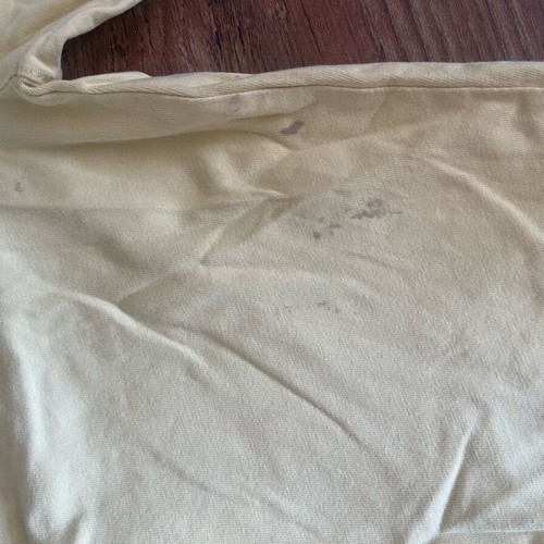 Children's shorts size 7 years used, yellow, 122 cm