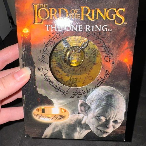 Lord of the Rings The One Ring necklace, official merchandise