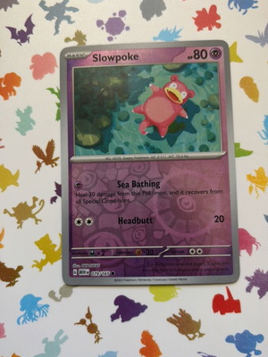 Slowpoke Card 079/165 Sv: Scarlet & Violet 151 Reverse Holo new