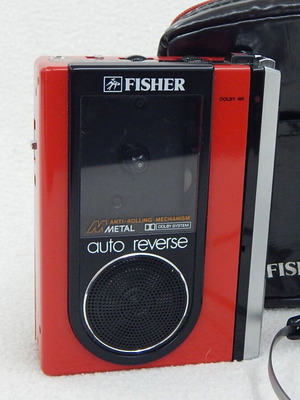 Fisher Stereo Cassette Player PH 35 with Sony headphones
