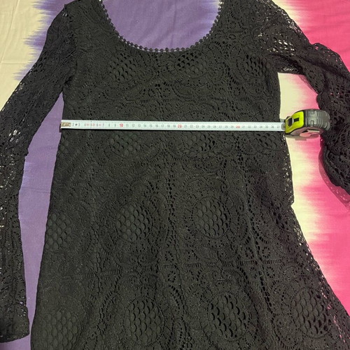 BSB Black Lace Dress Like New Romantic Boho Style
