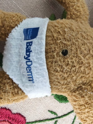 Babyderm plush doll used, vintage decade