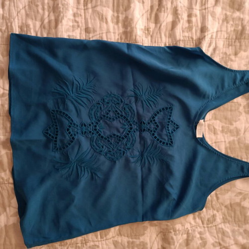 Zara airy blouse used with knitted details size M