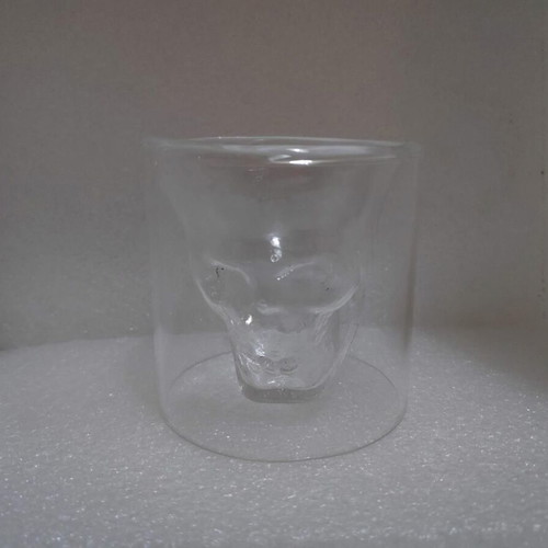 Doomed Crystal Skull Glass Shot Glass 75ml New