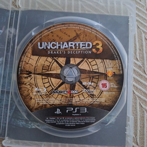 Uncharted 3 PS3 game used in excellent condition