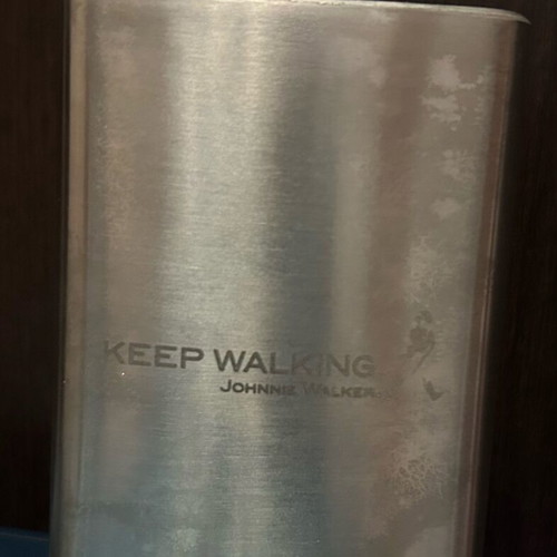 Metal flask Johnnie Walker 5oz new