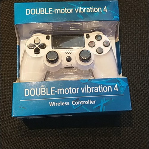Doubleshock 4 ασύρματο gamepad για PS4 λευκό καινούργιο