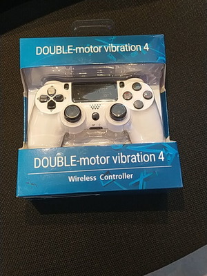 Doubleshock 4 ασύρματο gamepad για PS4 λευκό καινούργιο