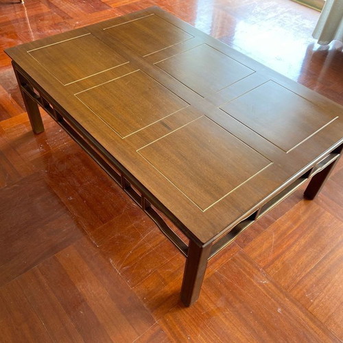 Solid Walnut Coffee Table Used 70s Vintage