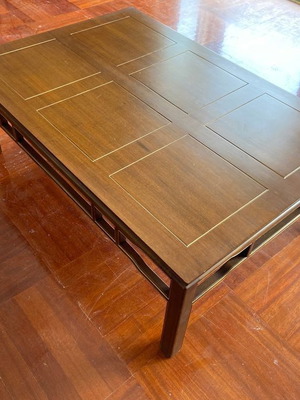 Solid Walnut Coffee Table Used 70s Vintage