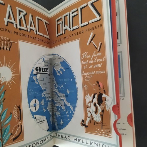 Guide Rose d'Air France 1956 Greece travel guide by Roger Tourte