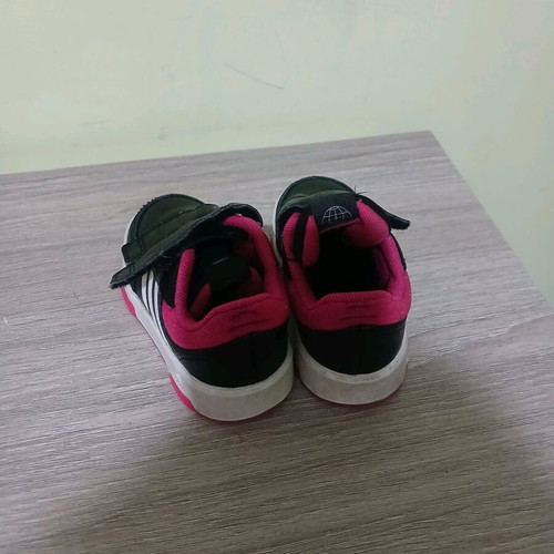 Adidas sneakers like new, size 23, black and pink