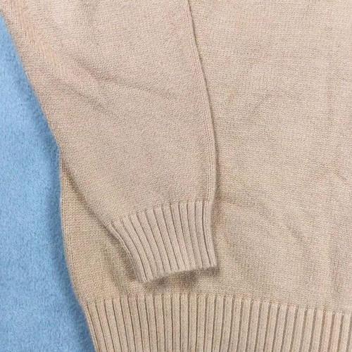 Karl Kani Vintage Knitted Sweater size M like new, tan and brown