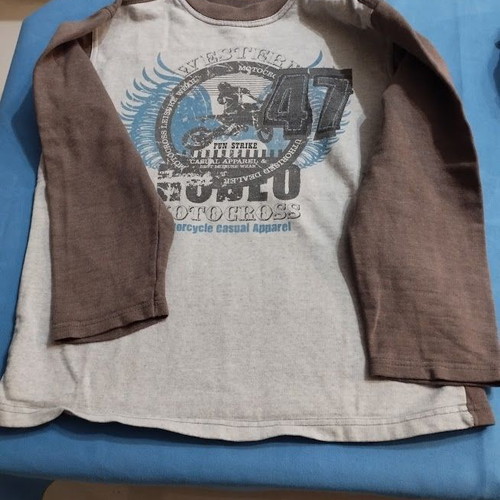 Boys' Clothing Set 5 Pieces Like New, Smart Olive Tracksuit & California Expert FunStrike Shirts