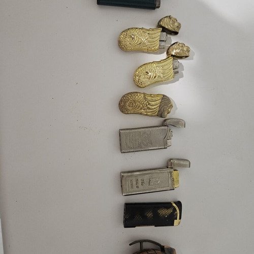 Decorative lighters set of 8 used, no gas