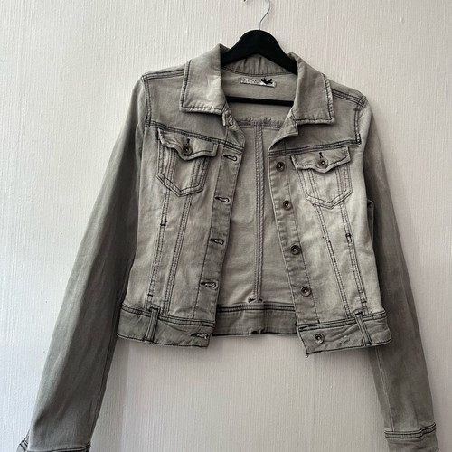 Stradivarius jacket used, gray, size S