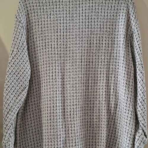 Tweed shirt-jacket Zara like new, black and white