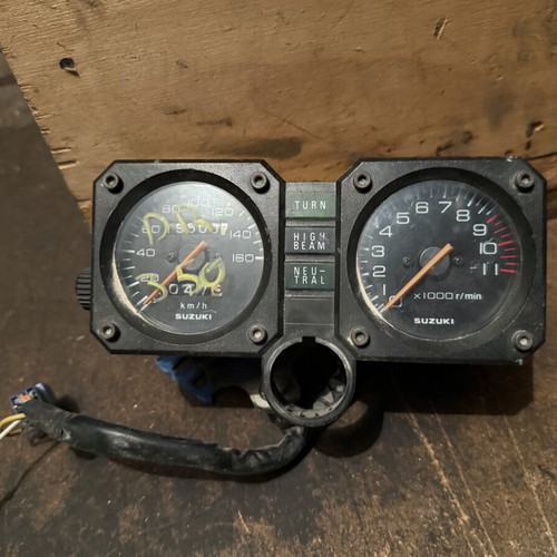 Suzuki DR 350 and DR 250 instrument cluster used OEM