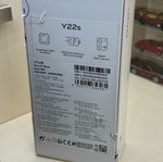 Vivo Y22s phone box used, empty