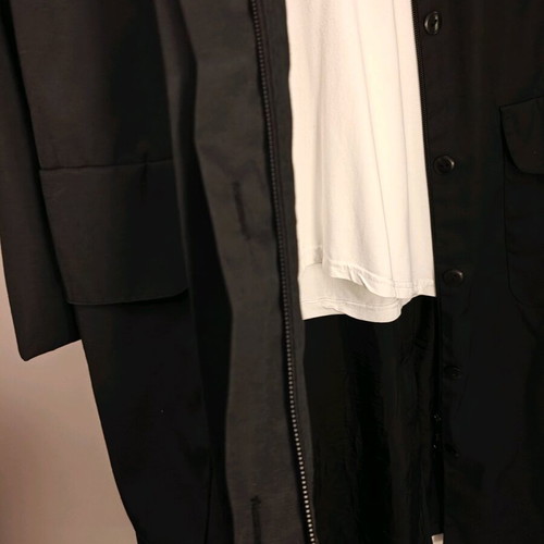 Black trench coat like new size L