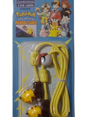 Kemco Pokemon Pikachu Link Cable Nintendo Game Boy Color new, collectible