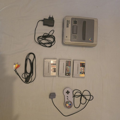 Super Nintendo Entertainment System with 3 games, used