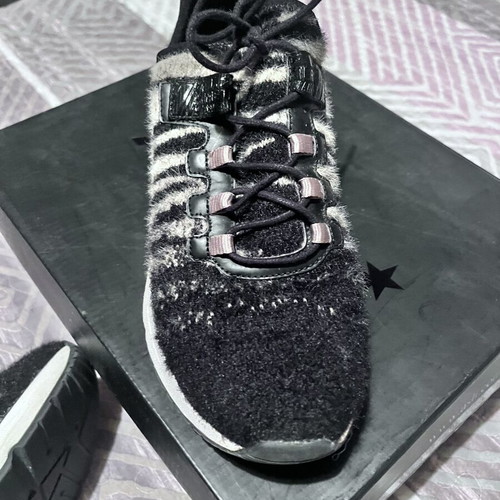 Ash women's sneakers size 38 used, black and grey