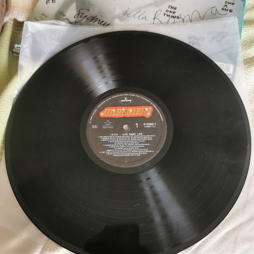 INXS Live Baby Live vinyl record like new, 1991 edition