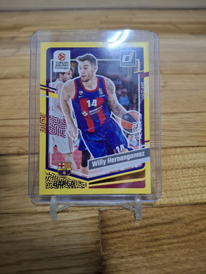 Euroleague Donruss Willy Hernangomez Yellow Flood κάρτα καινούργια