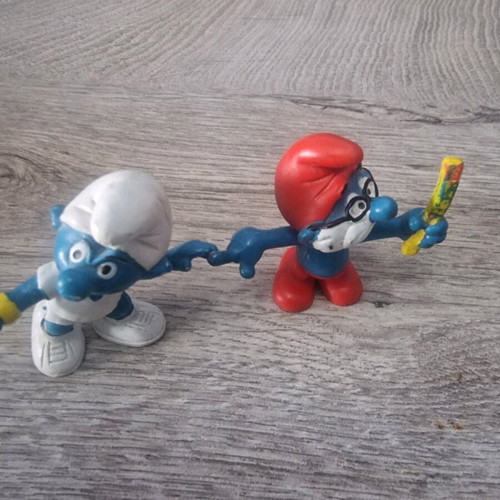 Peyo Smurfs used, two from 1981