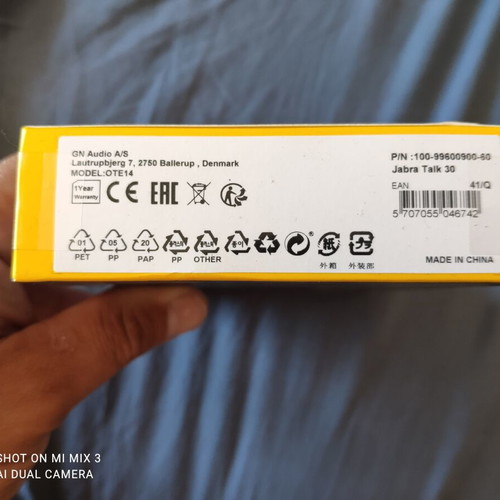 Jabra Talk 30 Bluetooth mono headset