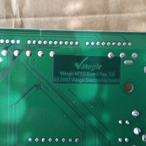 VMagic MPEG-1/2 PCI Video Capture & Compression Card used