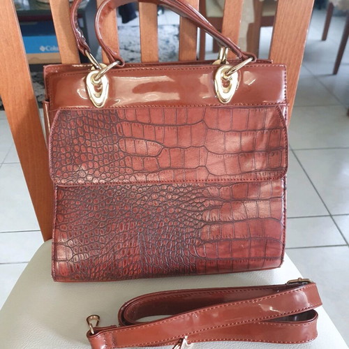 Handbag like new, brown