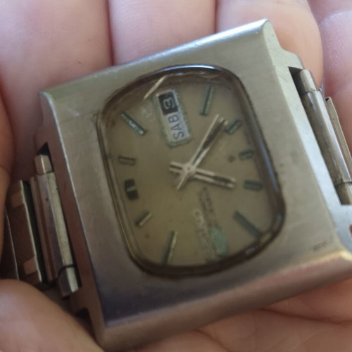 Seiko 5 Automatic 1972 TV Dial men's watch, stainless steel