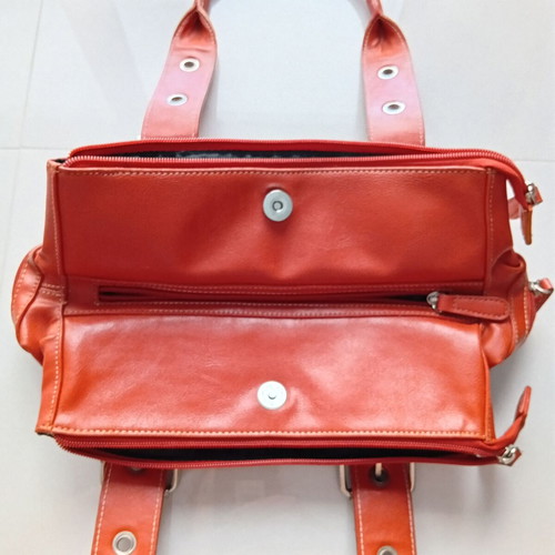 Bartuggi Handbag used, orange color