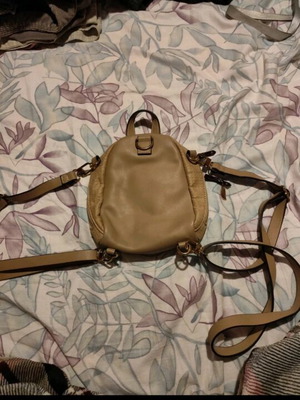 Children's backpacks like new, brown and silver