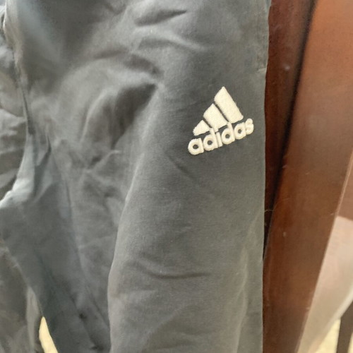 Adidas unisex tracksuit pants black, lightly used