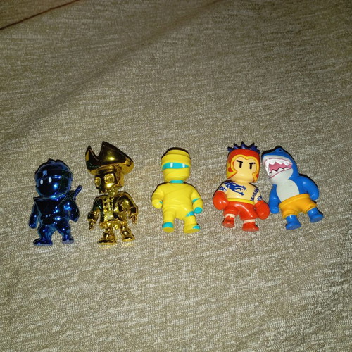 Stumble Guys set of 5 collectible figures, rare editions