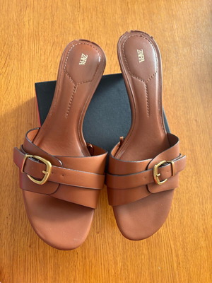 Zara heels used, brown, size 39, very comfortable