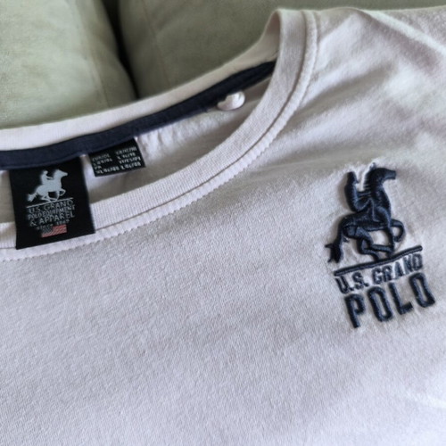 T-shirt U.S. Grand Polo Club used, size L, pink