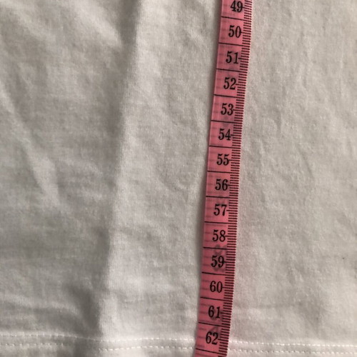 Bershka men's white crop T-shirt size M new