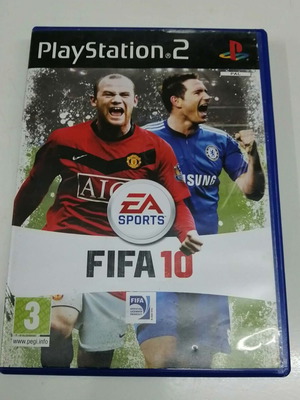 FIFA 10 παιχνίδι PlayStation 2 μεταχειρισμένο, ελληνική έκδοση με βιβλιαράκι