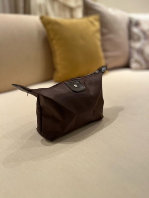 Brown toiletry bag new for travel and work