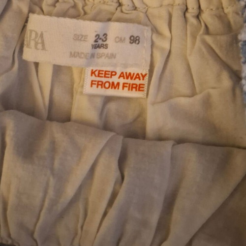 Zara dress with white jacket, like new, 2-3 years