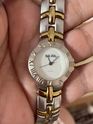 Folli Follie silver and gold watch like new, women's vintage